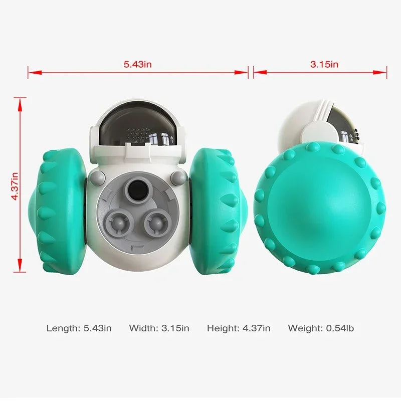 Dog Food Dispenser Puzzle Toy Interactive Slow Feed For Pets