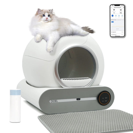 Doel Self Cleaning Cat Litter Box App Control WiFi