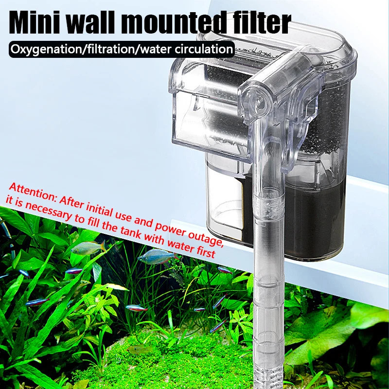 USB Suspended Mini Filter For Fish Tanks 2.5W USB Powered