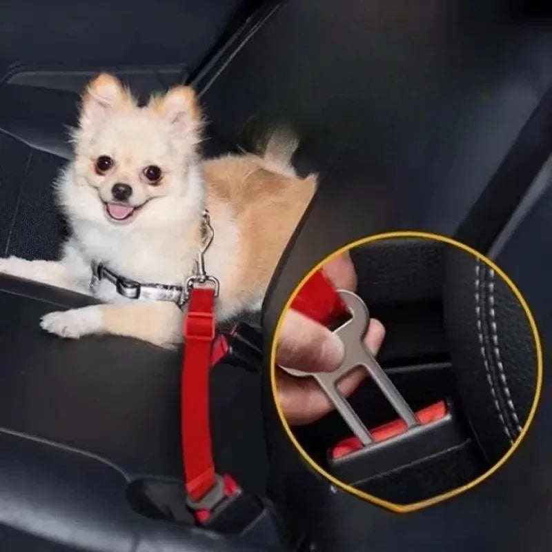 Pet Seat Belt Adapters for Cars and Trucks Metal Clips for Leashes