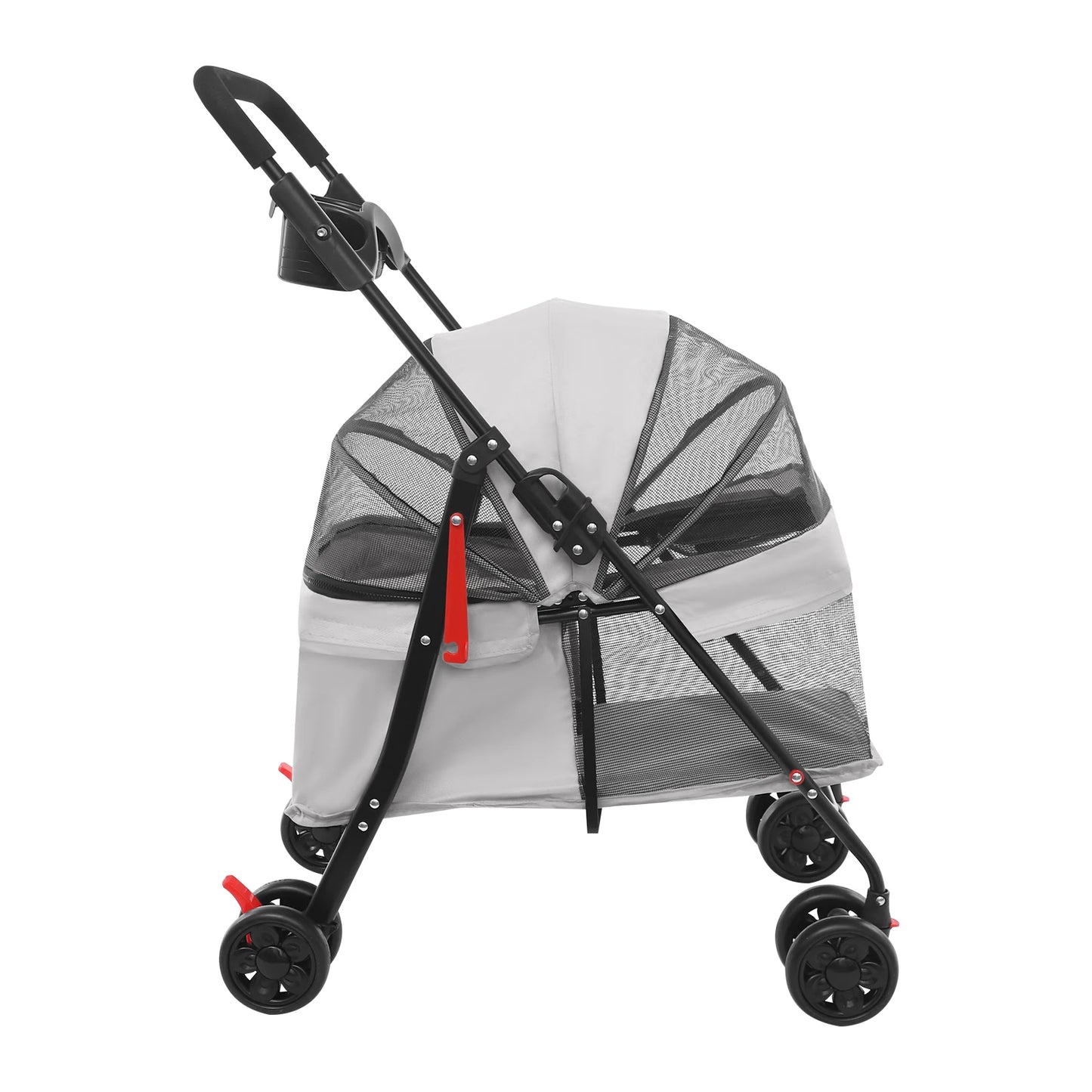Bymaocar Foldable Pet Stroller For Dogs And Cats Lightweight