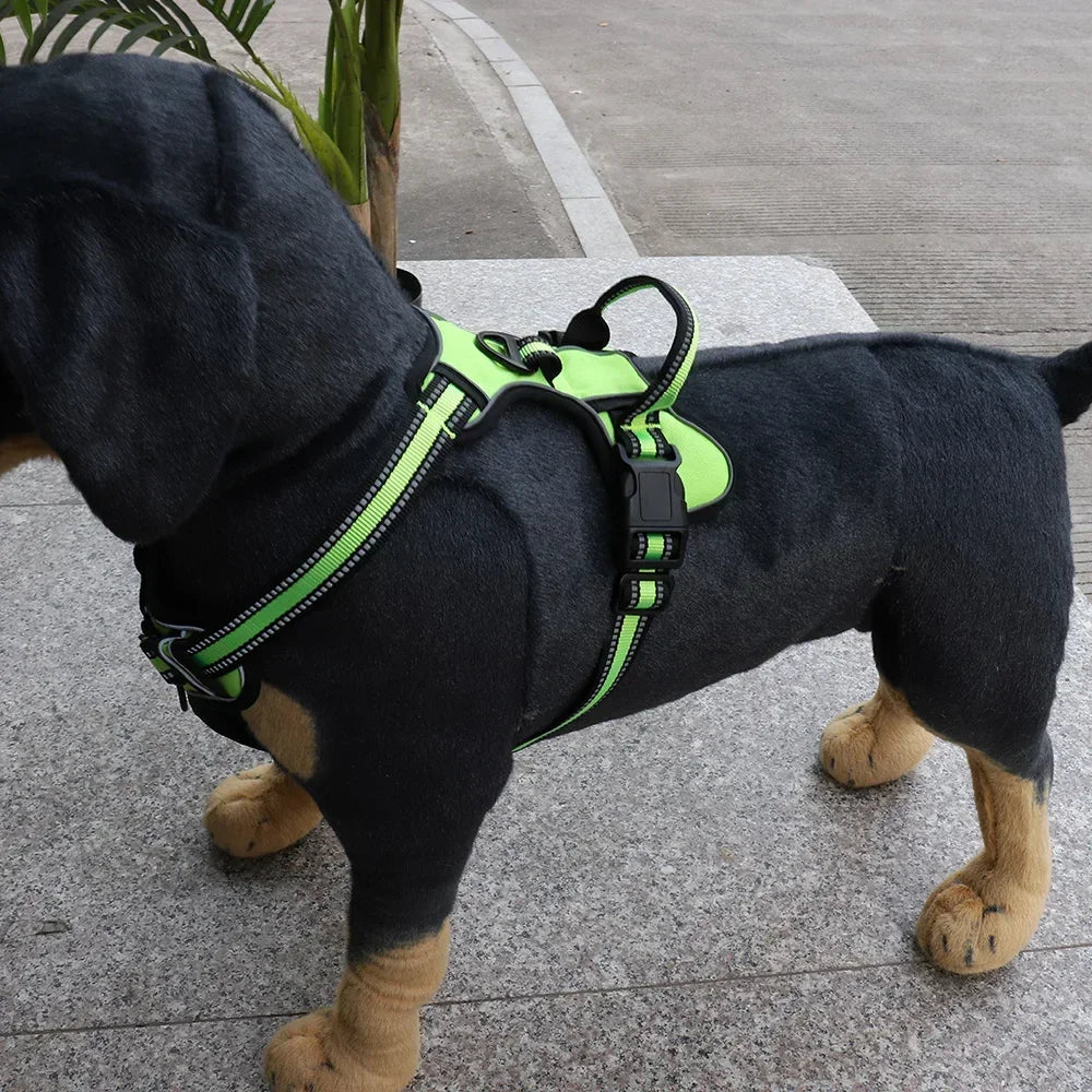 Nylon Reflective Adjustable No Pull Dog Harness Vest For All Dogs