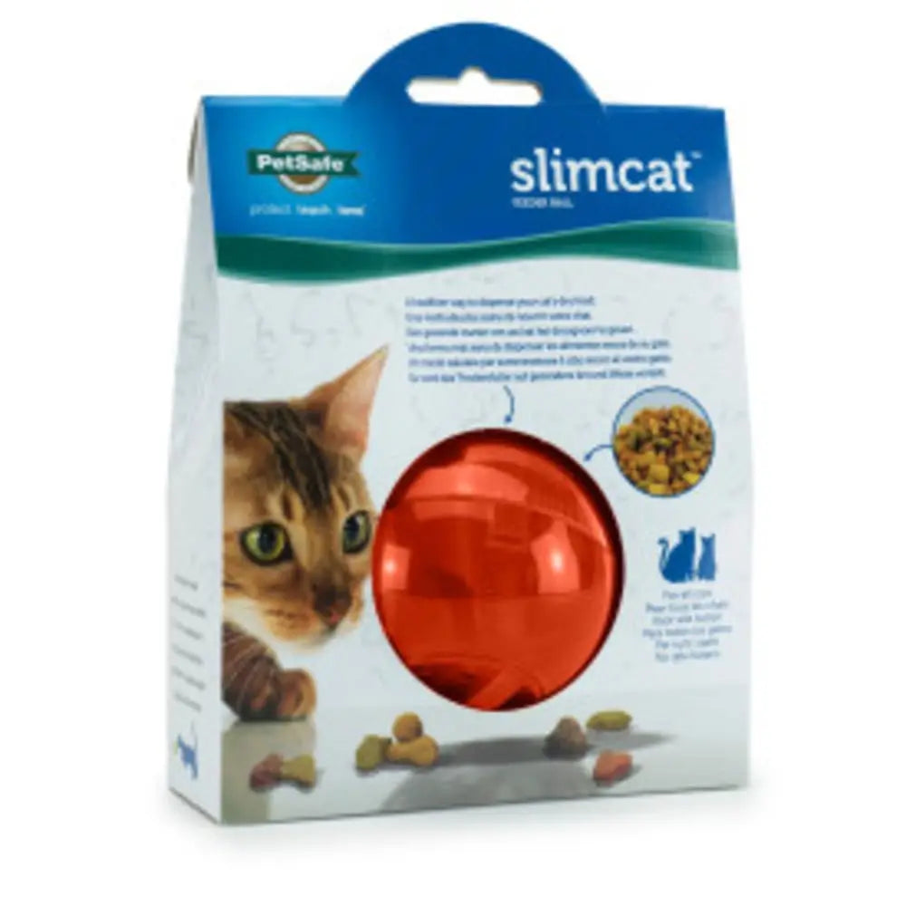Feeder Ball - Interactive Game for Your Cat - Fill with Food and Treats - Green