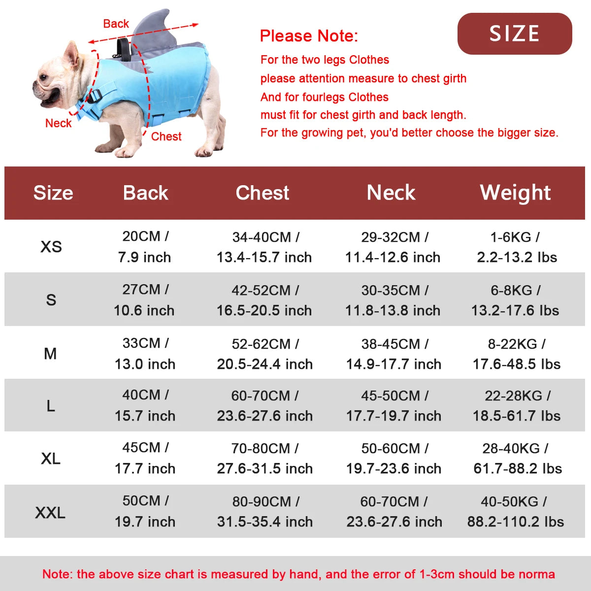 WANGUPET Dog Life Jacket High Buoyancy Safety Vest With Rescue Handle