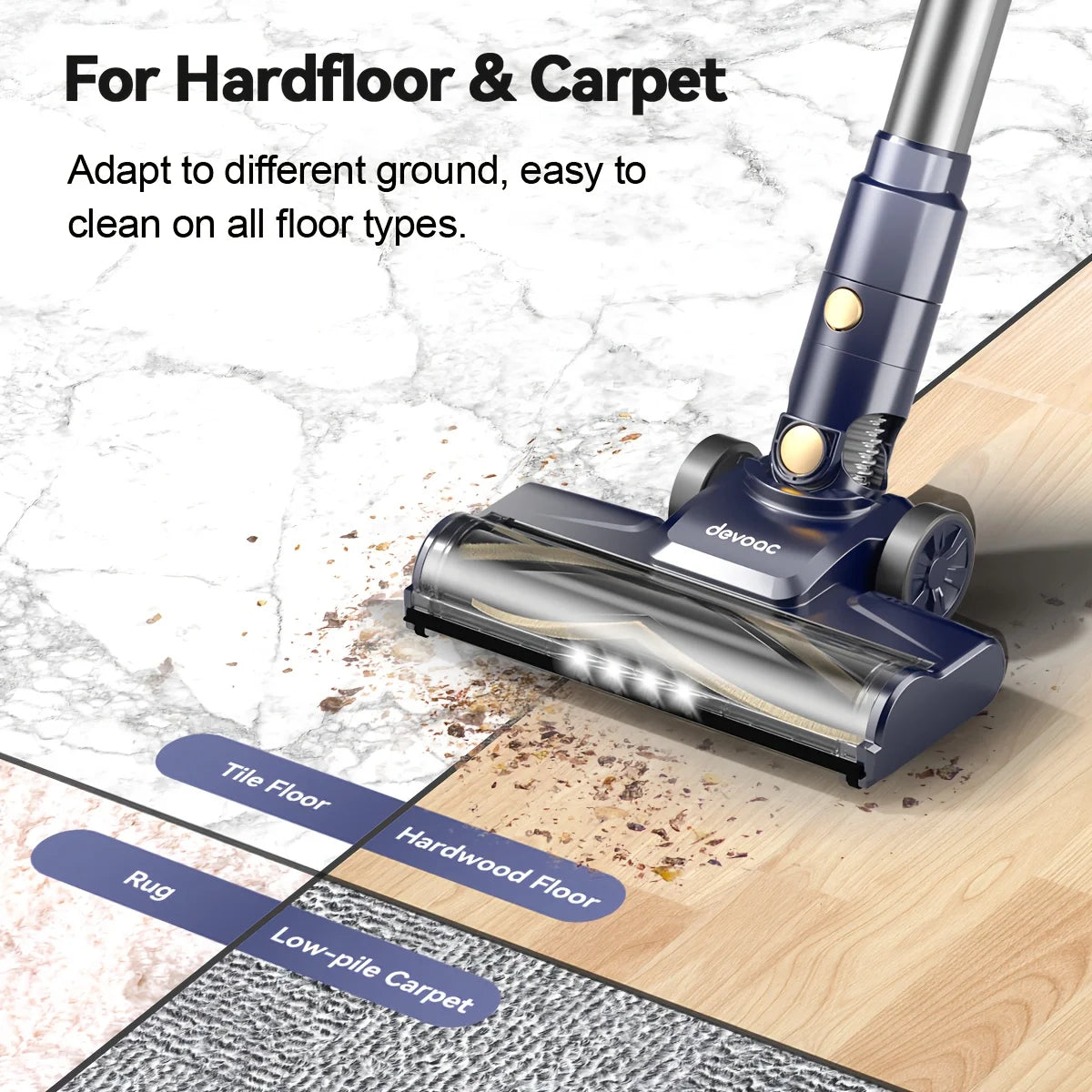 INSE I8 Corded Stick Vacuum 25KPa 600W 6 In 1 Lightweight Cleaner