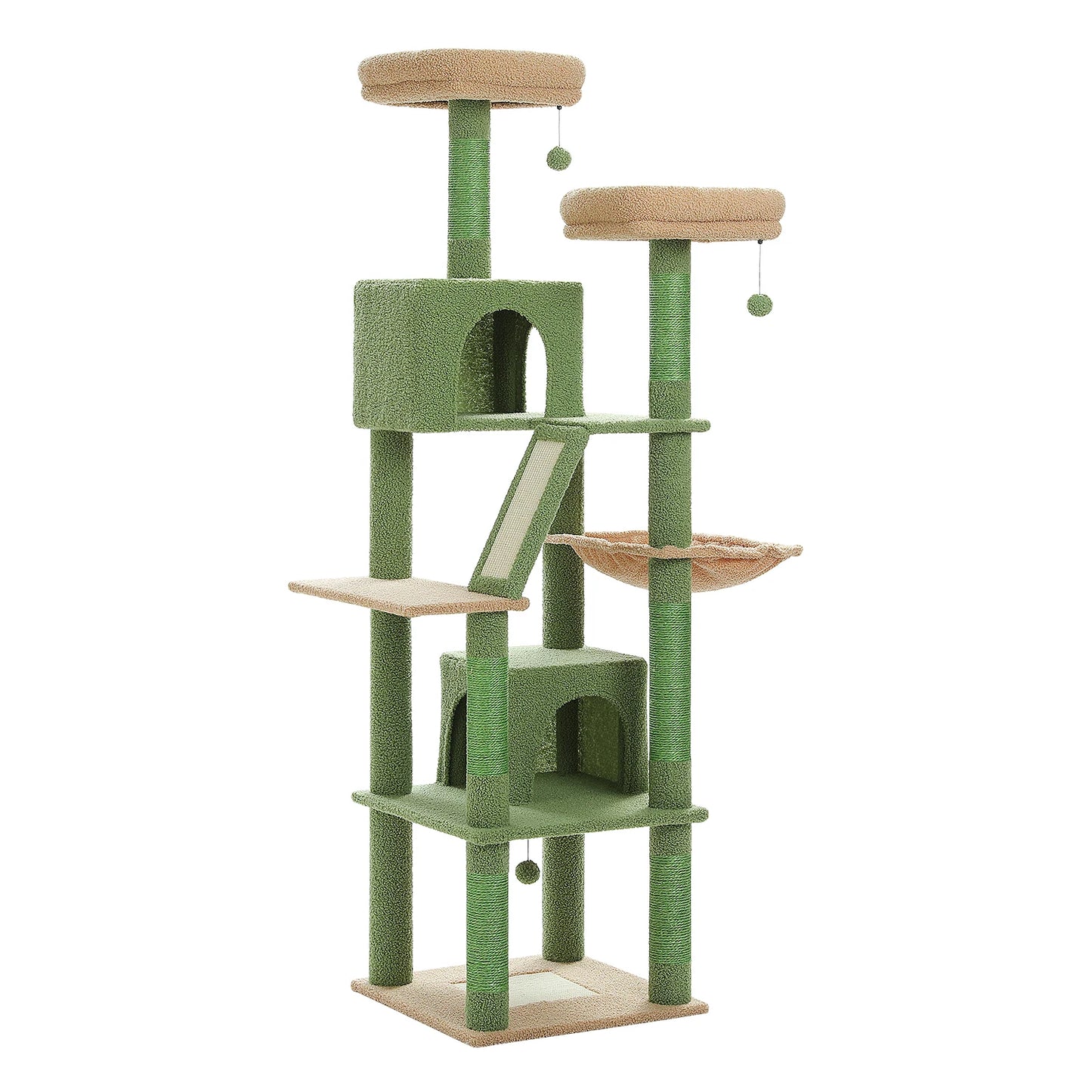 PAWZ Road Cat Tree Tower With Plush Condos Perches And Scratching Posts