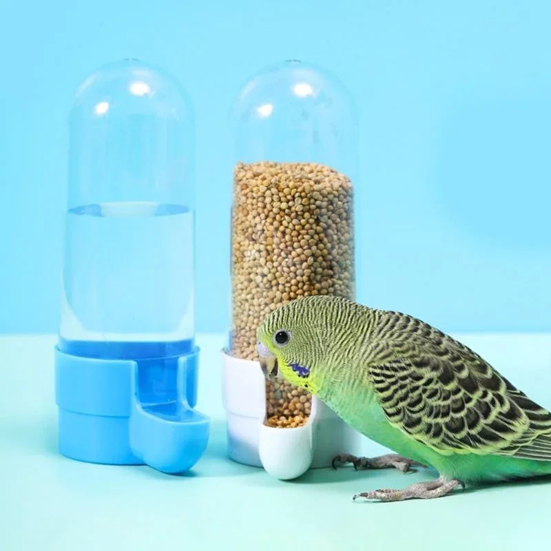 Hanging Bird Feeder And Water Dispenser For Parrots And Birds