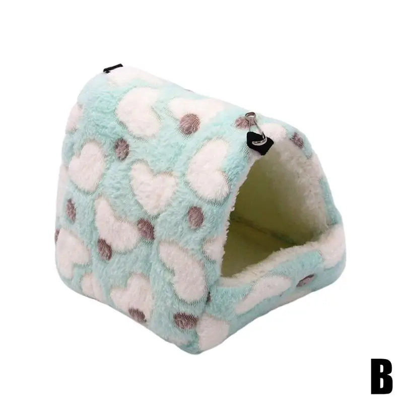 Plush Pet Nest Hammock For Small Animals Buckle Fastening Warm