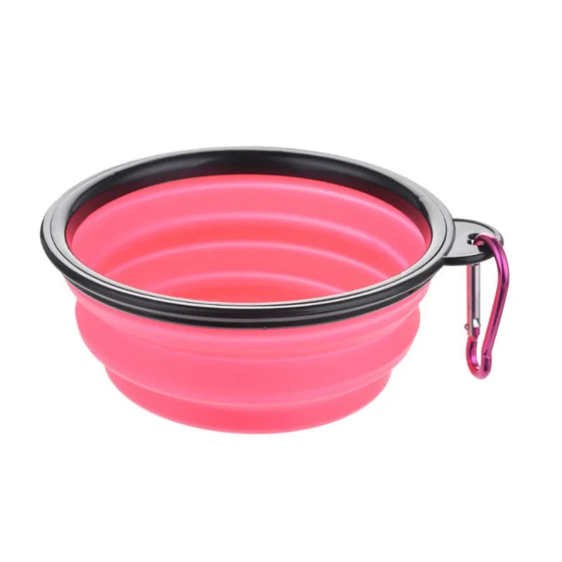 Pet Travel Collapsible Bowl Durable TPR For Cats And Dogs