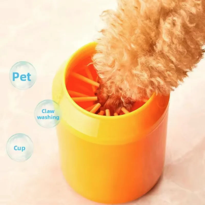 Pet Paw Cleaner Soft Silicone Foot Brush for Easy Pet Cleaning