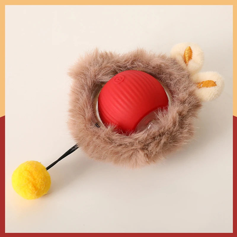 Motion Activated Interactive Cat Ball Toy For Indoor Hide And Seek