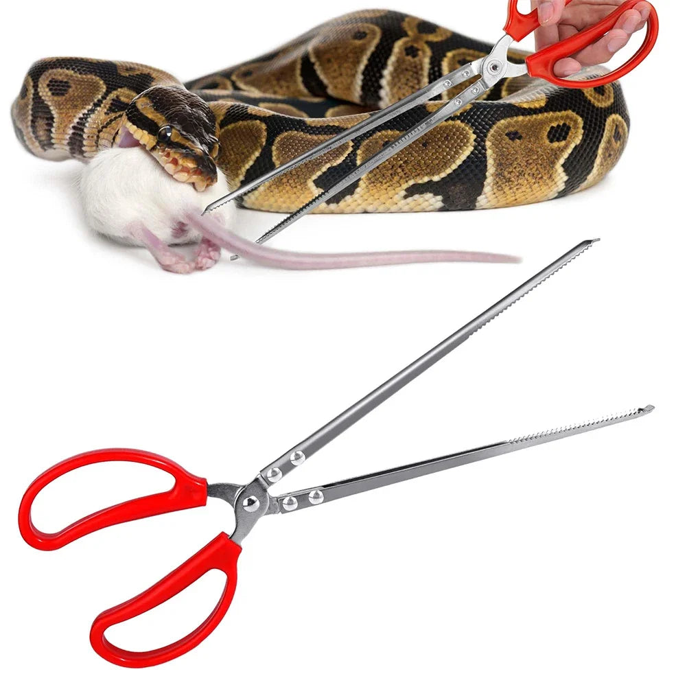 Snake Feeding Tongs Serrated Reptile Tweezers Extra Long For Terrarium
