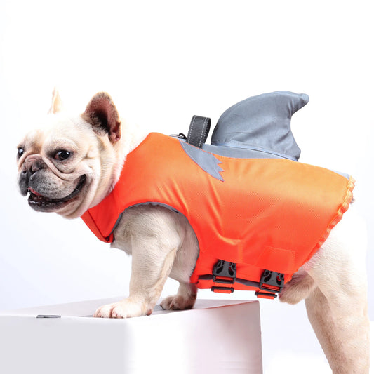 WANGUPET Dog Life Jacket High Buoyancy Safety Vest With Rescue Handle