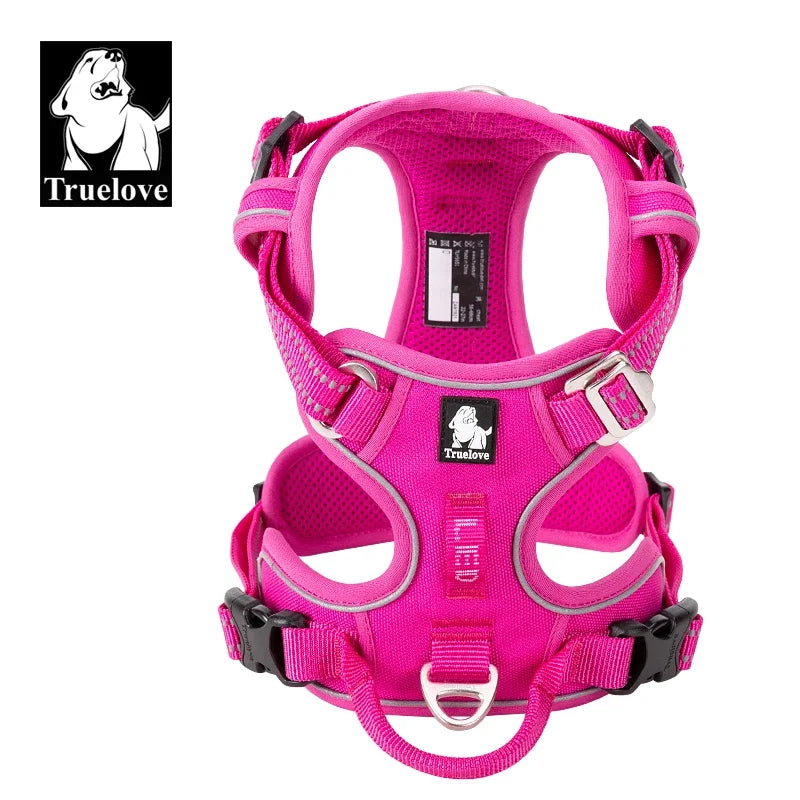 TrueLove CN Reflective No Pull Dog Harness Adjustable For All Breeds