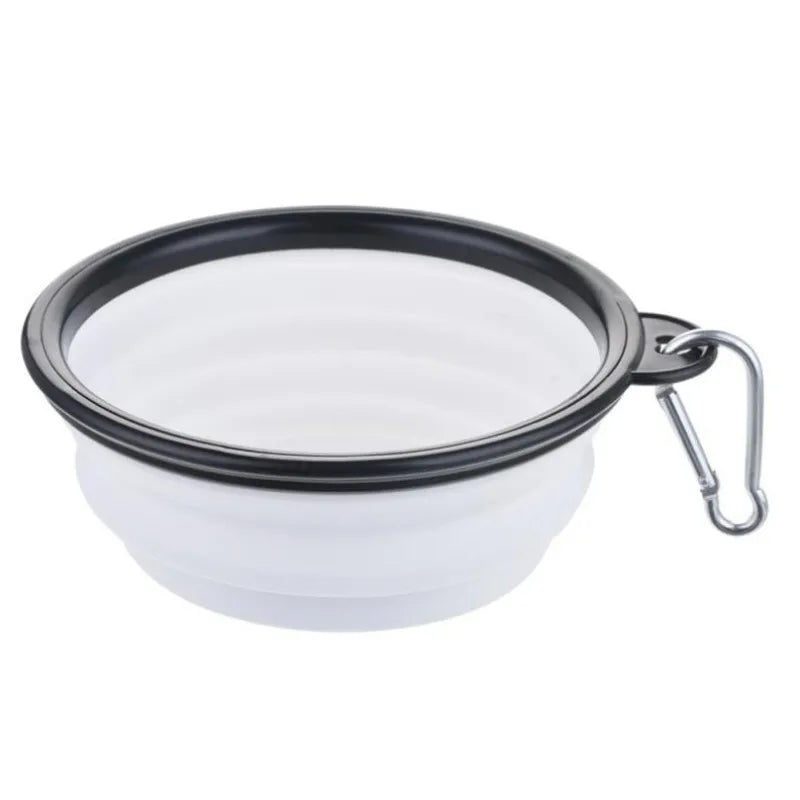 Pet Travel Collapsible Bowl Durable TPR For Cats And Dogs