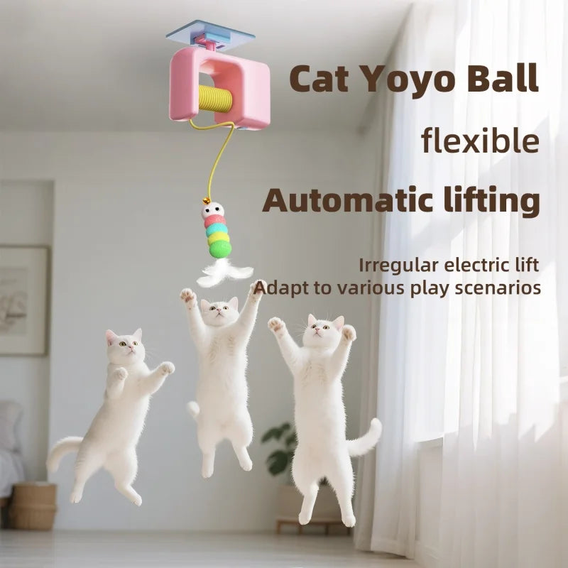 The New Type Of Cat Electric Smart Hanging Door Toy Is A Self-entertainment Entertaining And Cat-teasing Wonder
