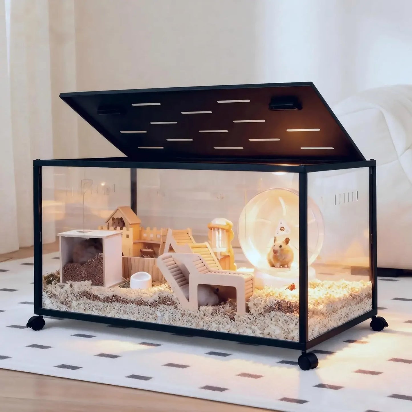 Stackable Large Cage With Top Access For Small Pets Hamsters Gerbils