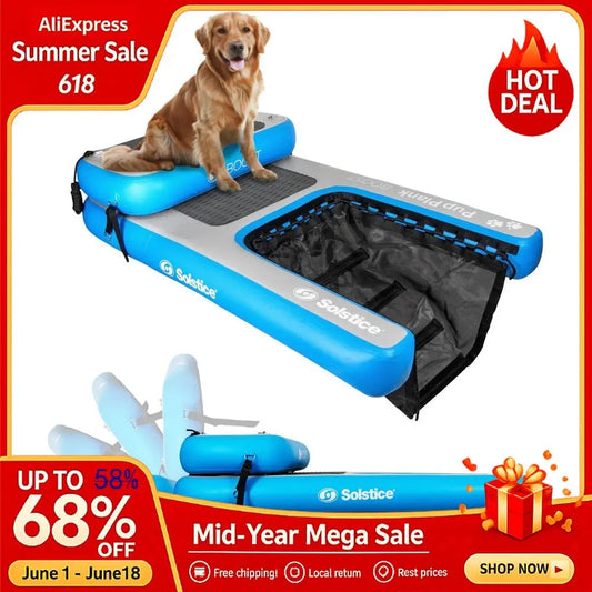 Inflatable Pup Plank Dog Water Ramp For Boats And Docks