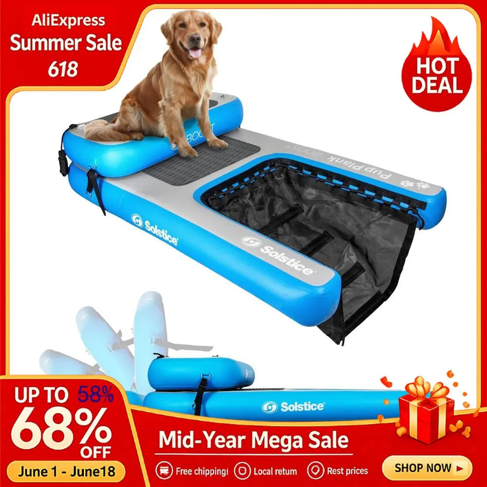 Inflatable Pup Plank Dog Water Ramp For Boats And Docks