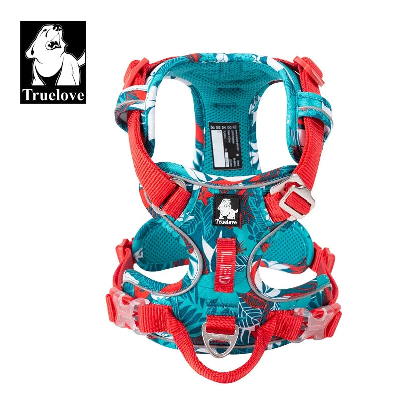 TrueLove CN Reflective No Pull Dog Harness Adjustable For All Breeds