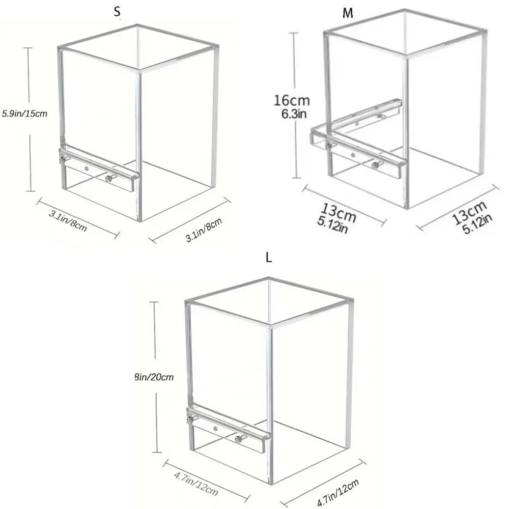 Landscaping Negative Pressure Fish Tank Unique Eye-catching Acrylic Suspended Fish Tank Easy to Install