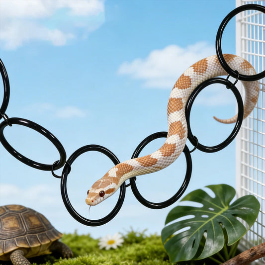 Detachable Ring Jungle Gym For Reptile Terrarium Enrichment