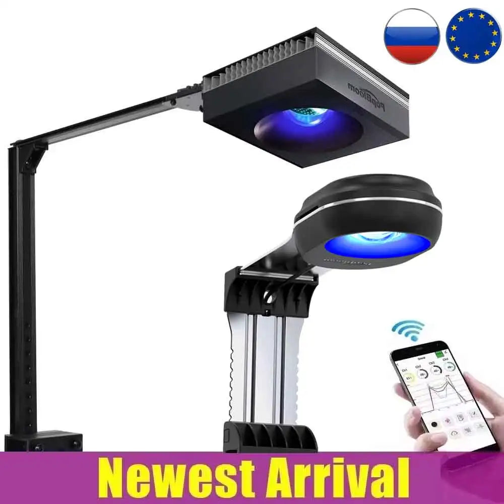 PopBloom LED Saltwater Reef Aquarium Lamp With Adjustable Timer