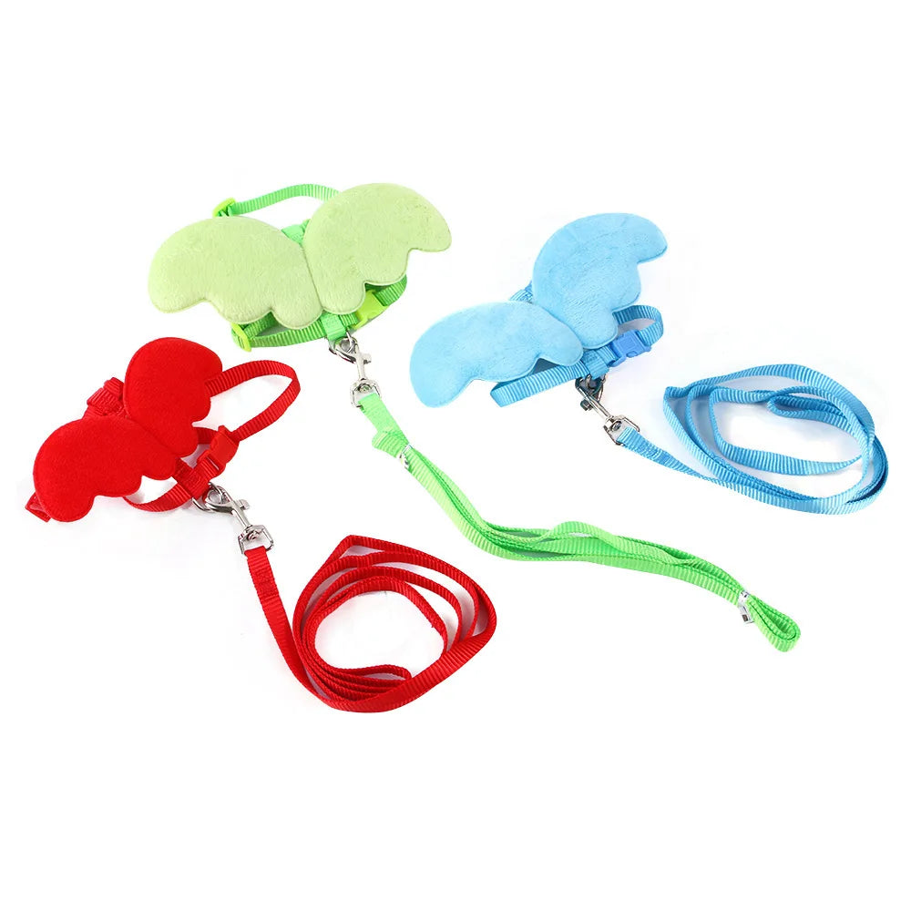 Angel Wings Harness And Leash For Small Pets Hamster Bunny
