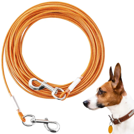 Extension Steel Wire Rope Dog Chain For Anti Bite Pet Traction