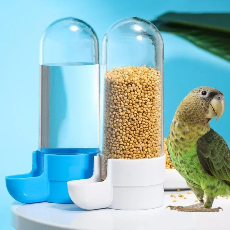 Hanging Bird Feeder And Water Dispenser For Parrots And Birds