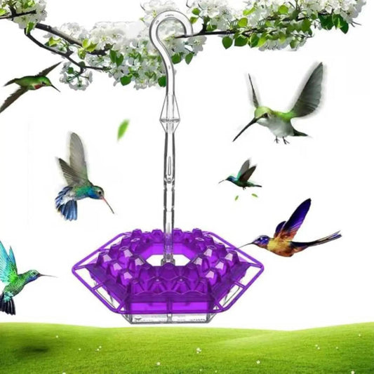 Hummingbird Feeder With Leak Proof Design Outdoor Hanging 30 Ports Ant Moat
