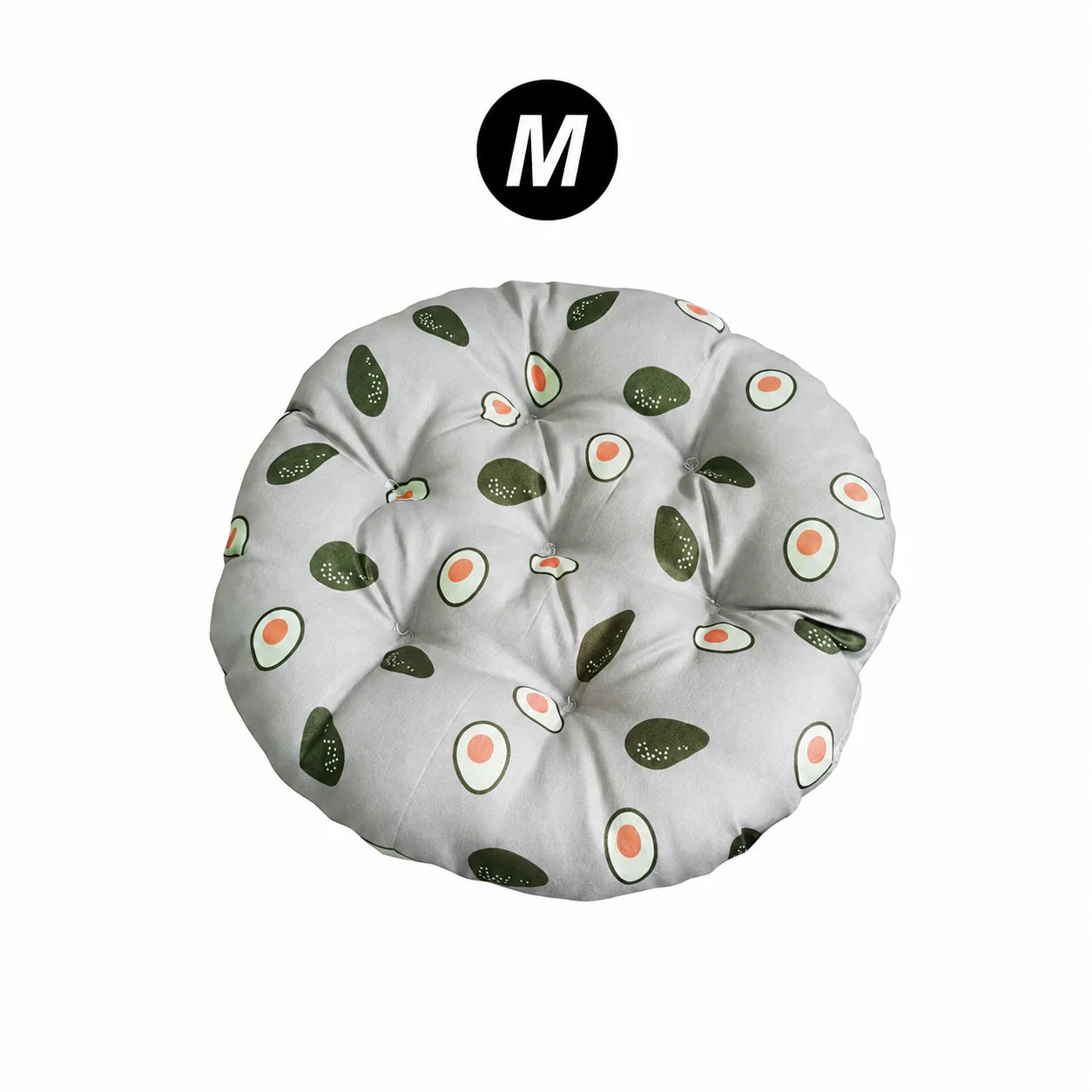 Fruit Print Round Breathable Hamster Bed Cushion Nest For Small Pets