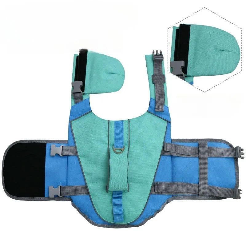 Dog Summer Swimming Life Jacket Safety Vest For Pool And Surfing