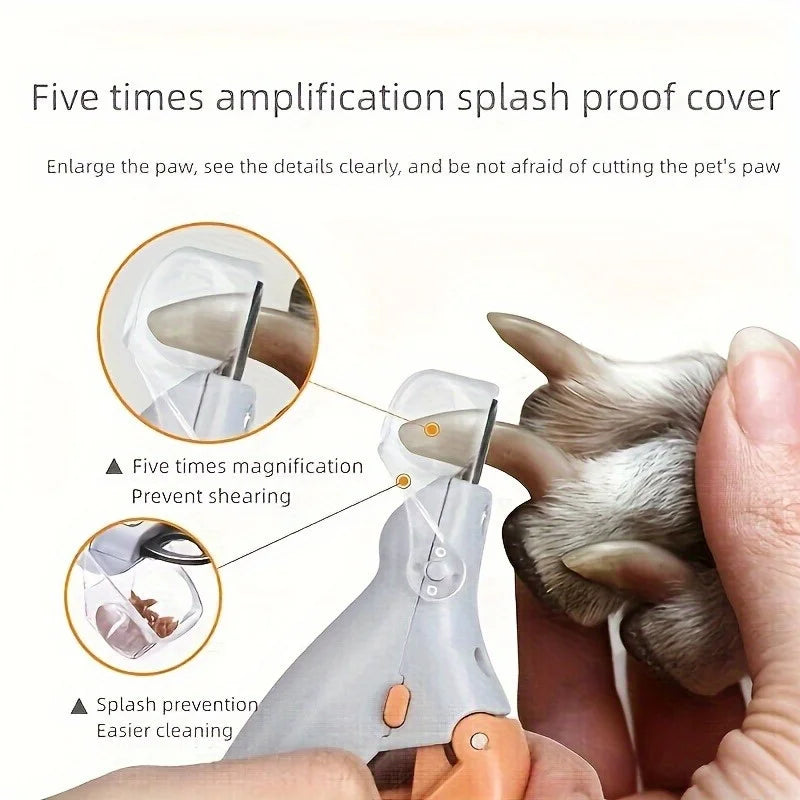LED Pet Nail Clippers With Light For Dogs And Cats