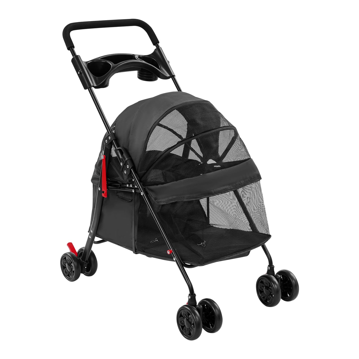 Bymaocar Foldable Pet Stroller For Dogs And Cats Lightweight