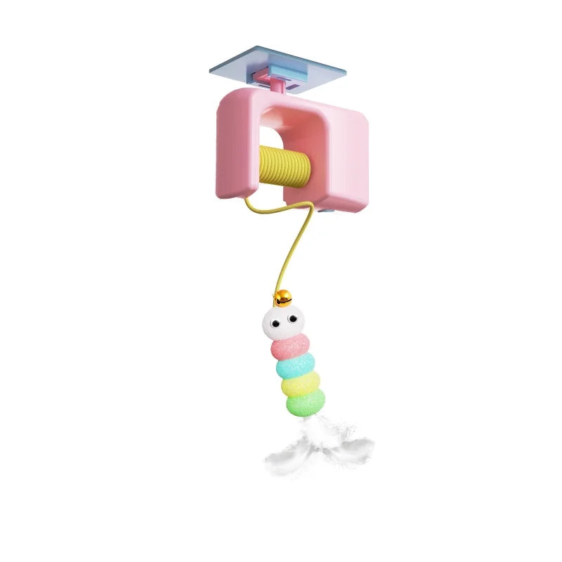 The New Type Of Cat Electric Smart Hanging Door Toy Is A Self-entertainment Entertaining And Cat-teasing Wonder