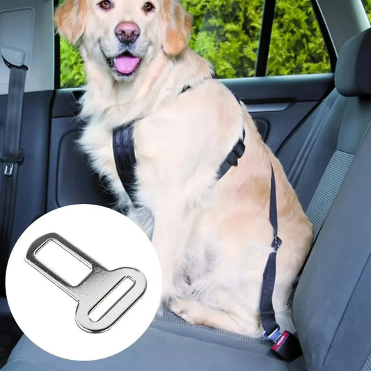 Pet Seat Belt Adapters for Cars and Trucks Metal Clips for Leashes