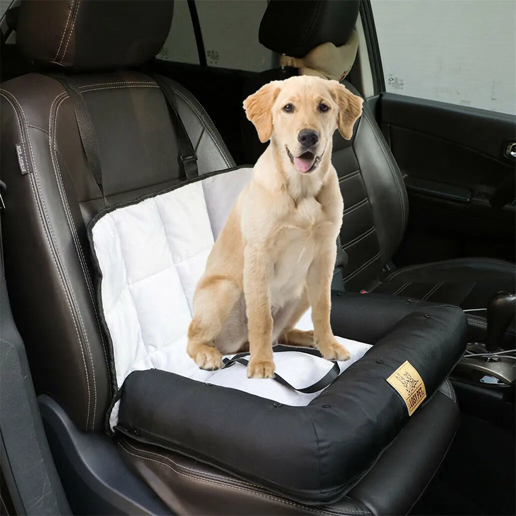 BINGOPAW Waterproof Car Seat Bed For Dogs With Removable Cover