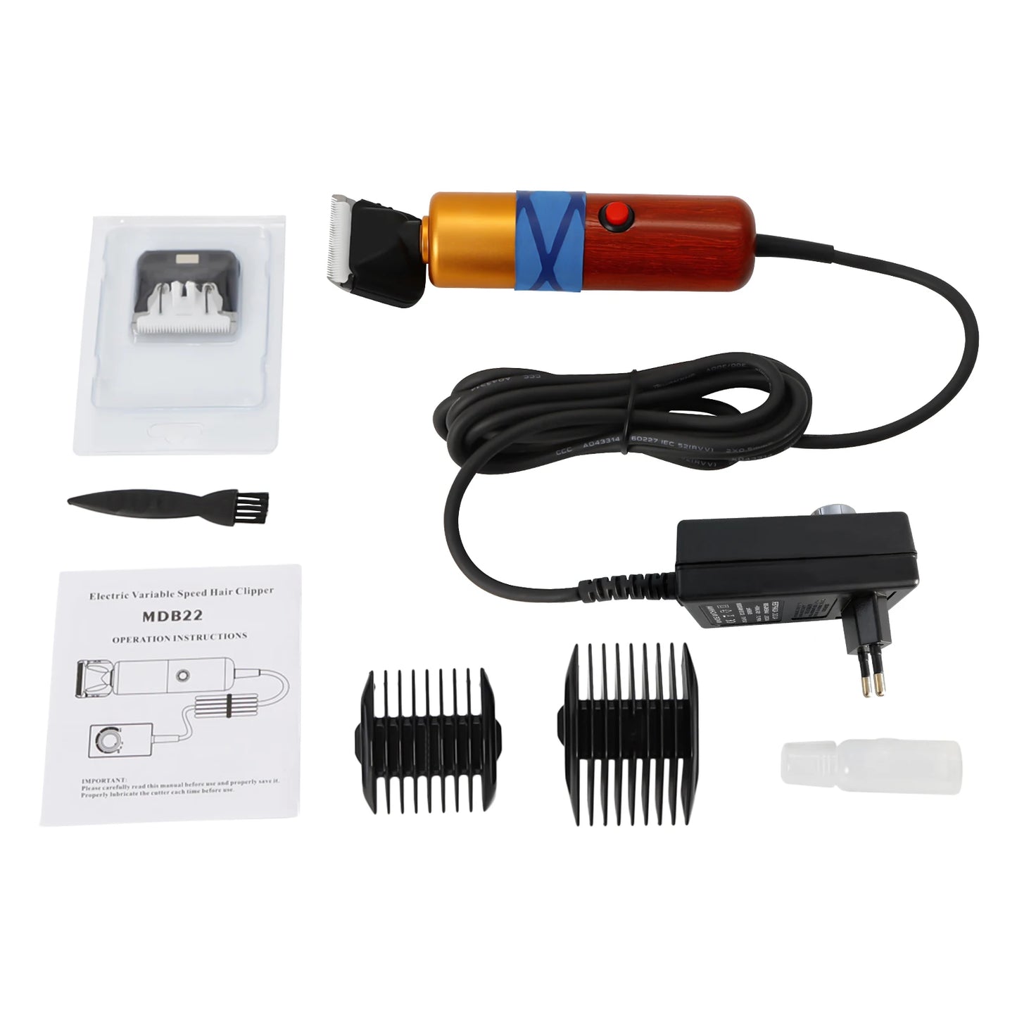 Pet Hair Clipper Low Noise Variable Speed Professional Electric