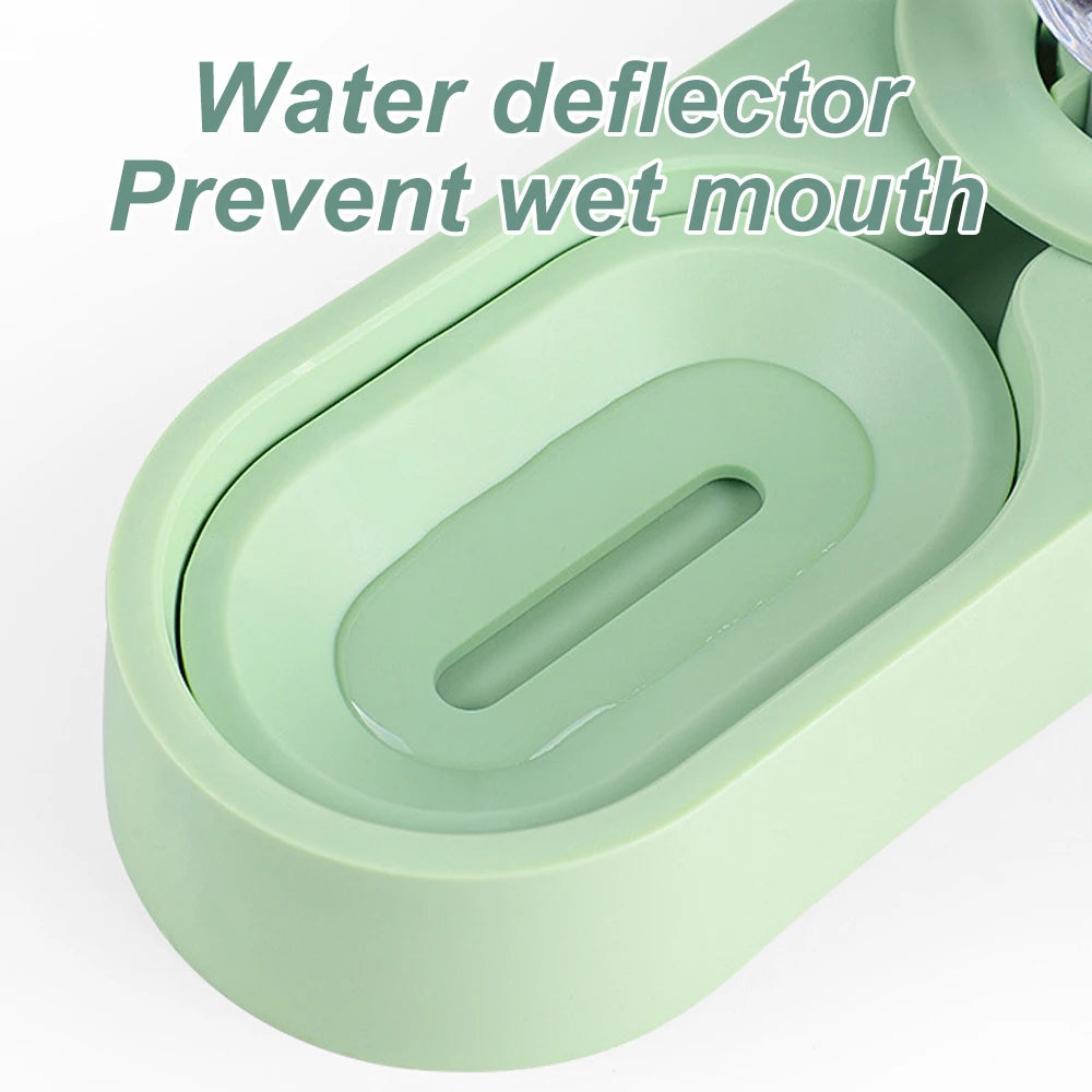 All In One Pet Food And Water Bowl Auto Feeder For Rabbits Chinchillas