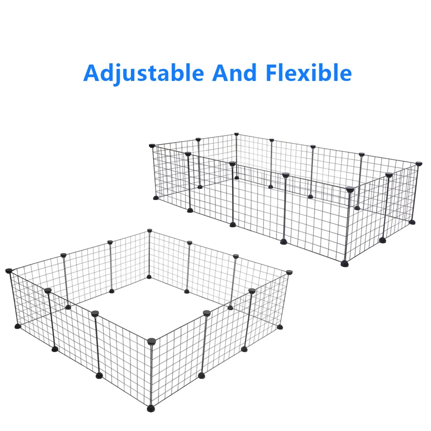 Portable Metal Pet Playpen Indoor Small Animals Guinea Pigs And Rabbits