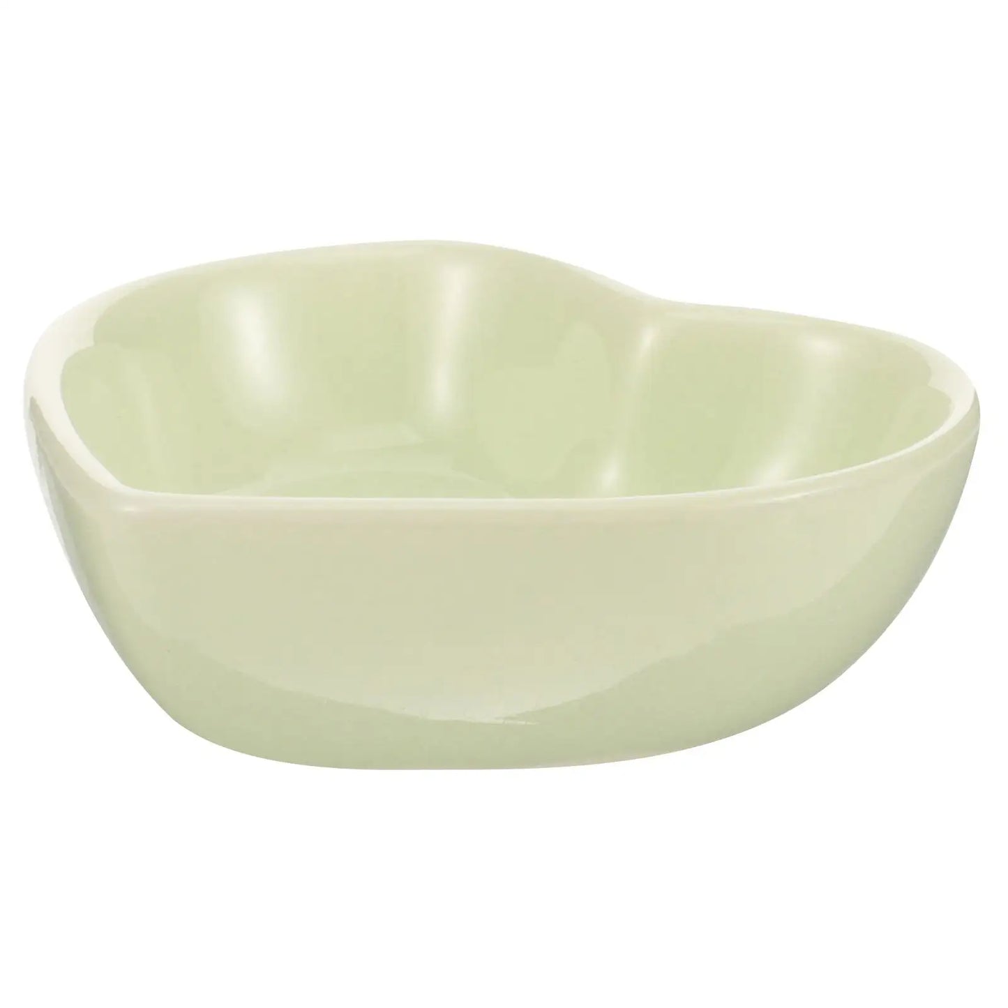 Ceramic Heart Shaped Pet Bowl For Hamster Guinea Pig