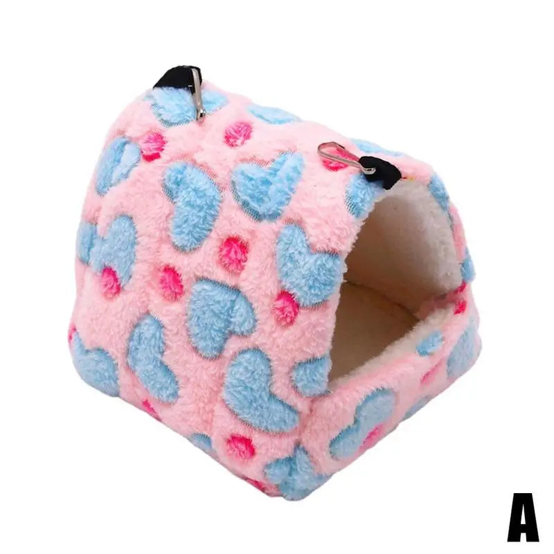 Plush Pet Nest Hammock For Small Animals Buckle Fastening Warm