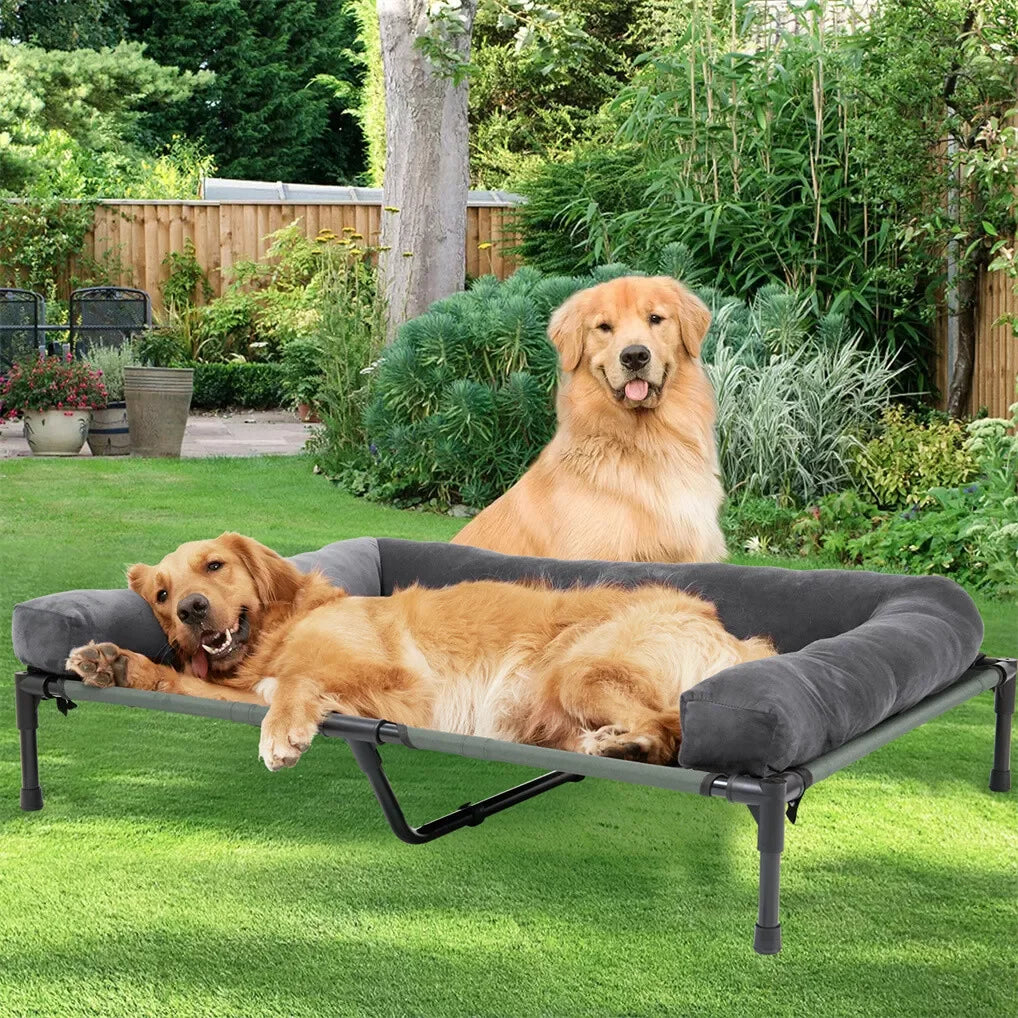 BINGOPAW Elevated Cooling Dog Bed With Breathable Mesh Cot