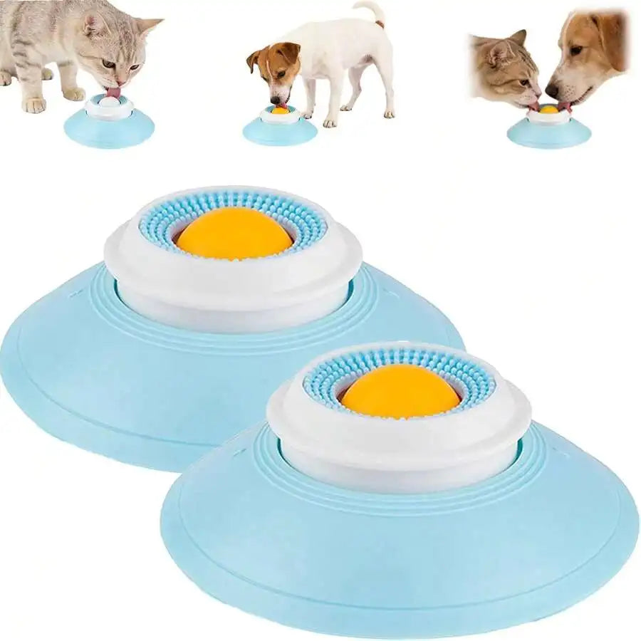 Pet Lick Ball Puzzle Feeder For Dogs And Cats Slow Feed Interactive Toy