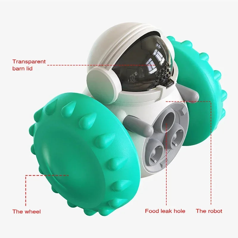 Dog Food Dispenser Puzzle Toy Interactive Slow Feed For Pets
