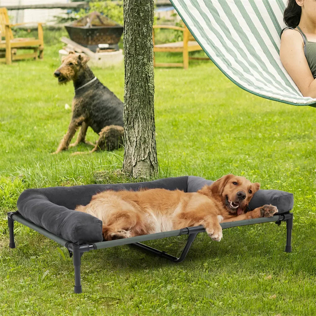 BINGOPAW Elevated Cooling Dog Bed With Breathable Mesh Cot