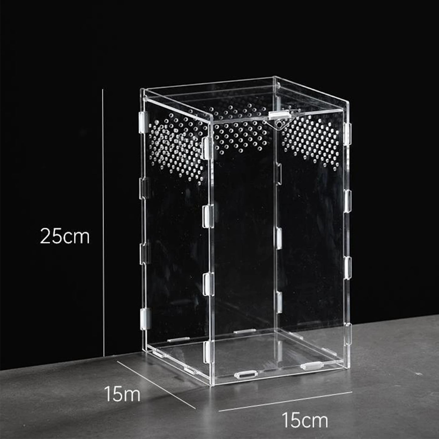 Acrylic Reptile Breeding Box Enclosure For Terrarium Habitat