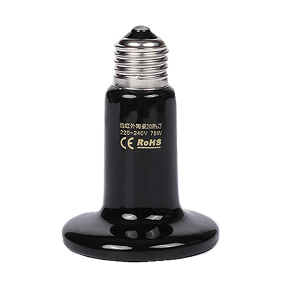 Far Infrared Ceramic Pet Heating Lamp 25W-200W for Reptiles and Turtles