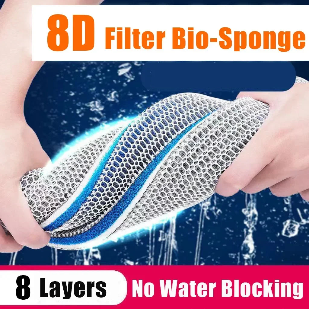 Nano Bio Sponge Aquarium Filter Media for Efficient Water Filtration